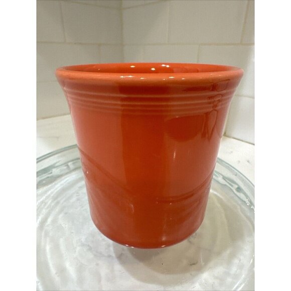 Fiestaware Persimmon Ring Handled Mug Fiesta Tom and Jerry Mug Retired Orange - Picture 6 of 13